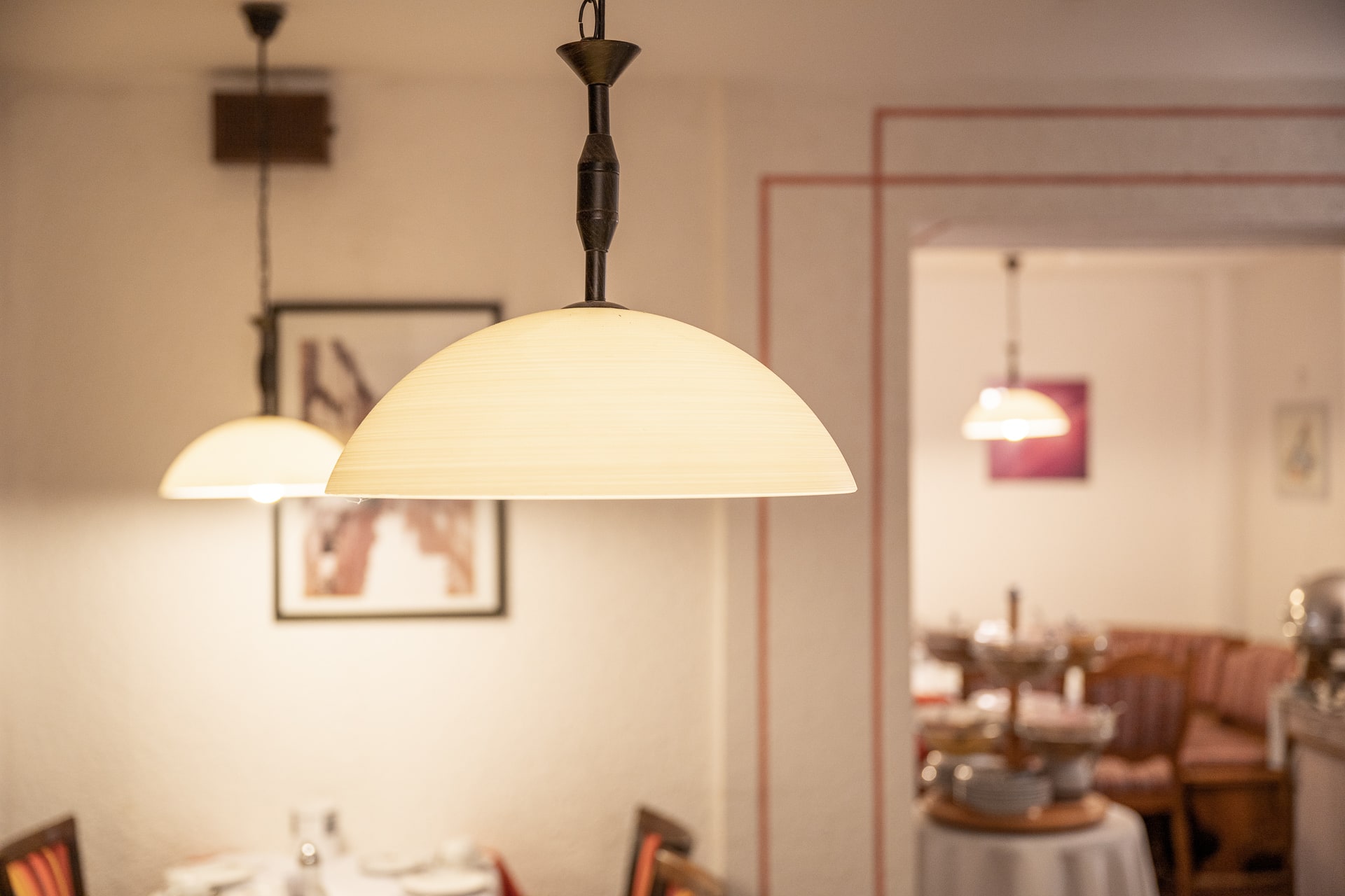 Landhaus Dürkop - Speisesaal mit Frühstücksbuffet